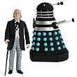 Doctor Who Colored First Doctor and Dalek Figures